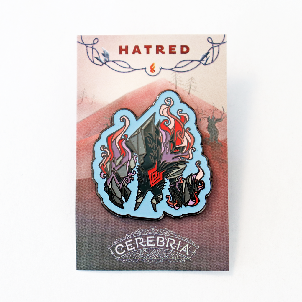 Cerebria - Hatred Enamel Pin Badge